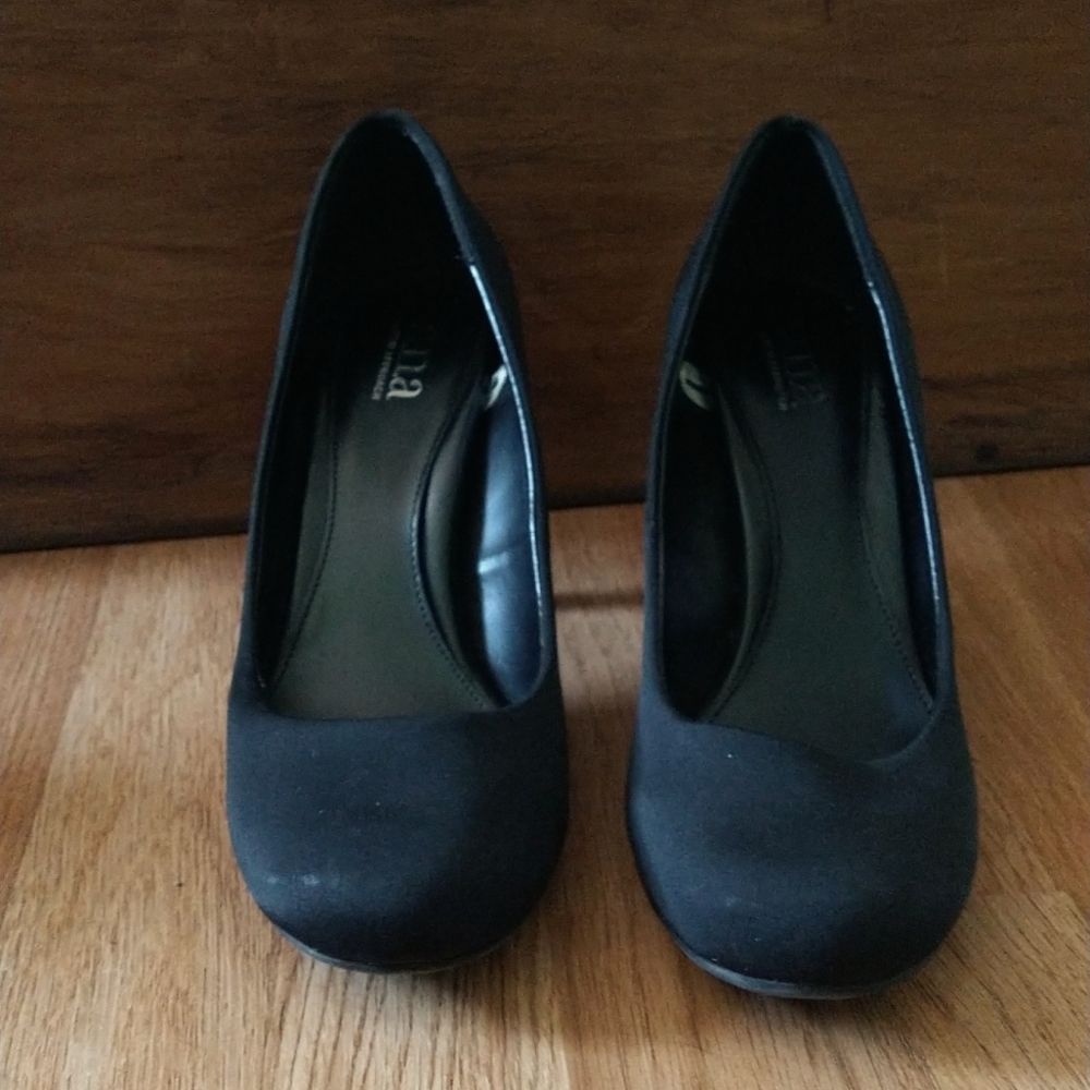 Size 10 black heels by ANA